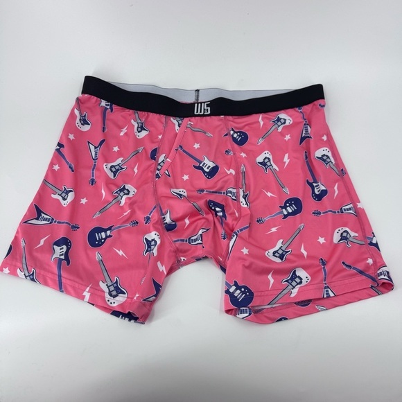 Warriors & Scholars Guitar Print Boxer Briefs - Picture 2 of 6